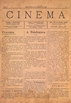 Cinema, nº 1, 4 Outubro 1928