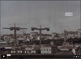 A Ponte Salazar Sobre o Rio Tejo em Lisboa 1966 