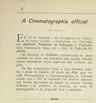 Cinematographia official, A